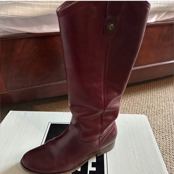 Frye Melissa Button Cognac Leather Knee High Boot Box LK NEW see add listing - Picture 6 of 6